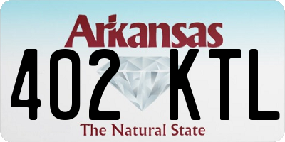 AR license plate 402KTL