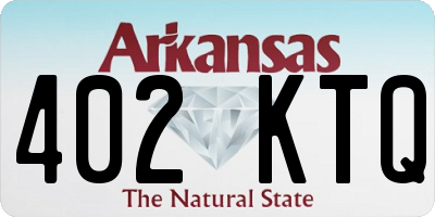 AR license plate 402KTQ