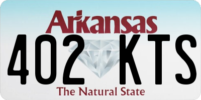AR license plate 402KTS