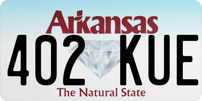 AR license plate 402KUE