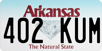 AR license plate 402KUM