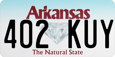 AR license plate 402KUY