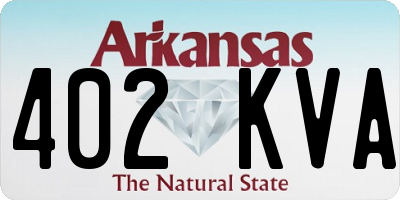 AR license plate 402KVA