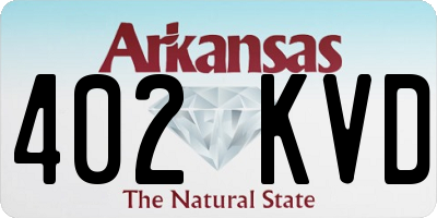 AR license plate 402KVD
