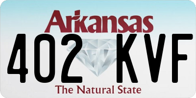 AR license plate 402KVF