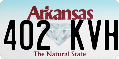 AR license plate 402KVH