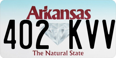 AR license plate 402KVV