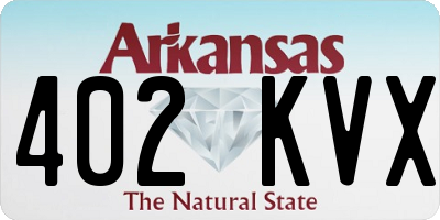 AR license plate 402KVX