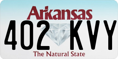 AR license plate 402KVY