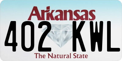 AR license plate 402KWL