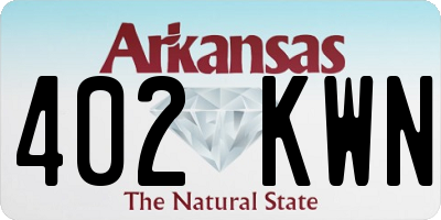 AR license plate 402KWN