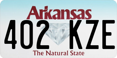 AR license plate 402KZE