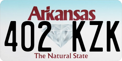AR license plate 402KZK