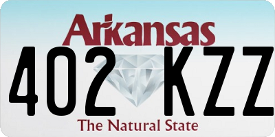 AR license plate 402KZZ