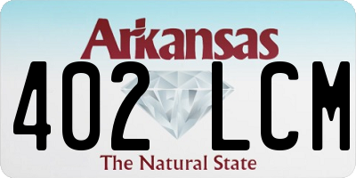 AR license plate 402LCM