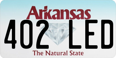 AR license plate 402LED