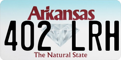 AR license plate 402LRH