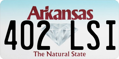 AR license plate 402LSI