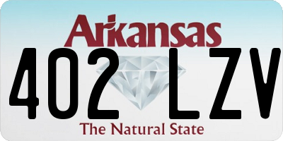 AR license plate 402LZV
