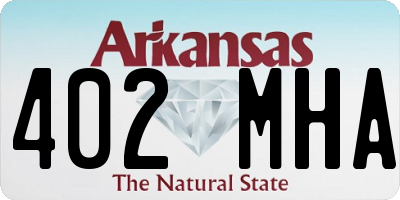 AR license plate 402MHA