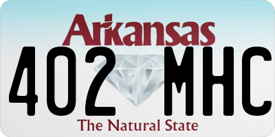AR license plate 402MHC