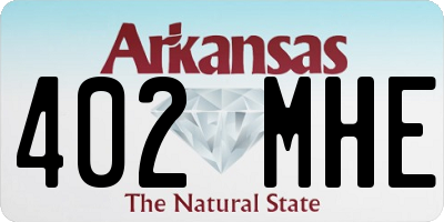 AR license plate 402MHE