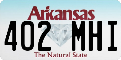 AR license plate 402MHI