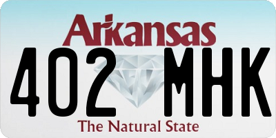 AR license plate 402MHK