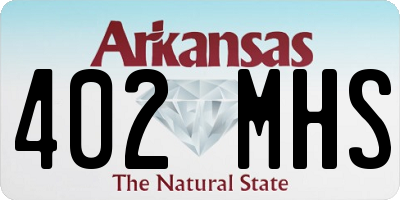 AR license plate 402MHS