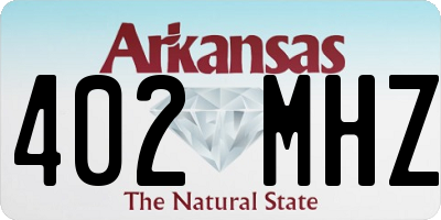 AR license plate 402MHZ