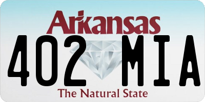 AR license plate 402MIA