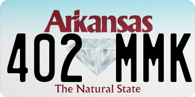 AR license plate 402MMK