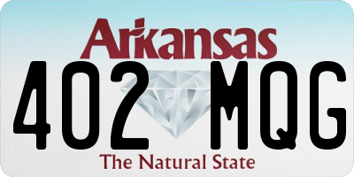 AR license plate 402MQG