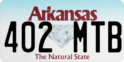 AR license plate 402MTB
