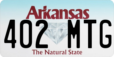 AR license plate 402MTG