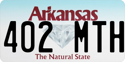 AR license plate 402MTH