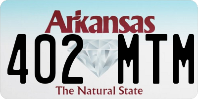AR license plate 402MTM