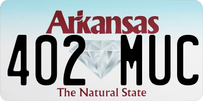 AR license plate 402MUC