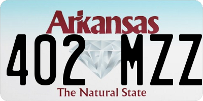 AR license plate 402MZZ