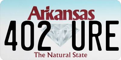 AR license plate 402URE