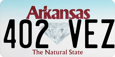 AR license plate 402VEZ