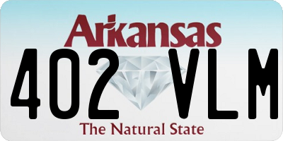 AR license plate 402VLM