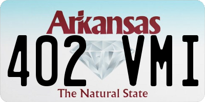 AR license plate 402VMI
