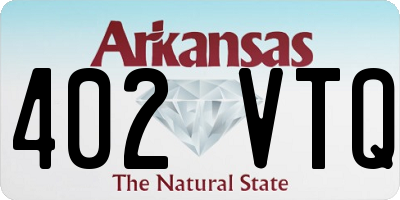 AR license plate 402VTQ