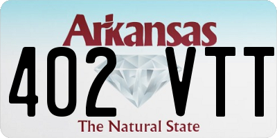 AR license plate 402VTT