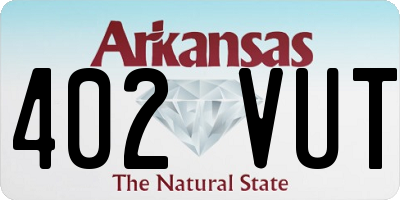 AR license plate 402VUT