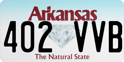 AR license plate 402VVB