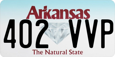 AR license plate 402VVP