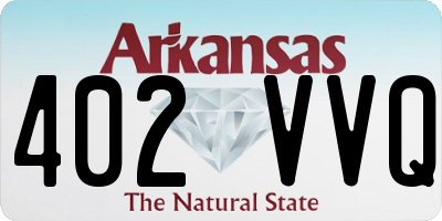AR license plate 402VVQ