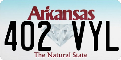 AR license plate 402VYL